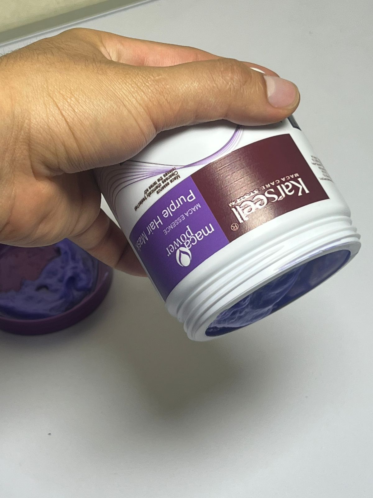 💜 Dile Adiós al Cobrizo: Mascarilla Púrpura KARSEELL para Cabello Perfecto 💜
