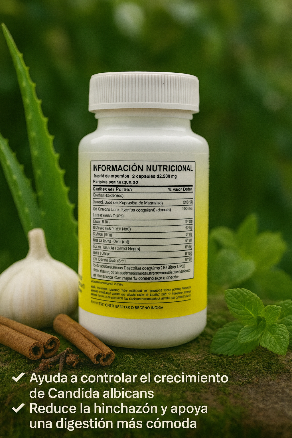 Candida Cleanse – Fórmula Natural Antifúngica y Digestiva 🌿 (60 cápsulas)