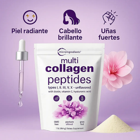 Multicolágeno 8-en-1 🌸 Piel Radiante, Cabello Fuerte