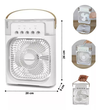 🌬️ Ventilador Multifuncional con Aire Frío: ¡Frescura y Confort Todo el Día!