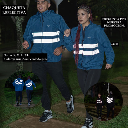 ✨ Chaqueta Reflectiva: Seguridad y Estilo en Cada Paso 🚶‍♂️🚶‍♀️