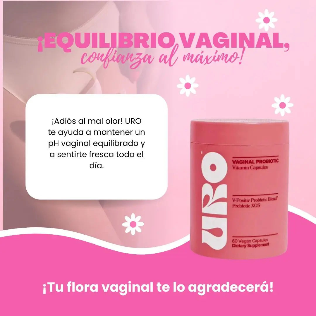 💖 URO Vaginal Probiotic – Equilibrio Íntimo, Frescura y Bienestar 🌸