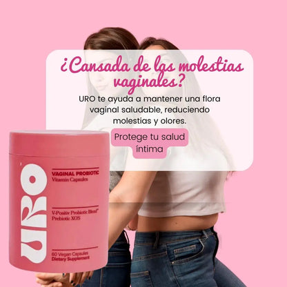 💖 URO Vaginal Probiotic – Equilibrio Íntimo, Frescura y Bienestar 🌸