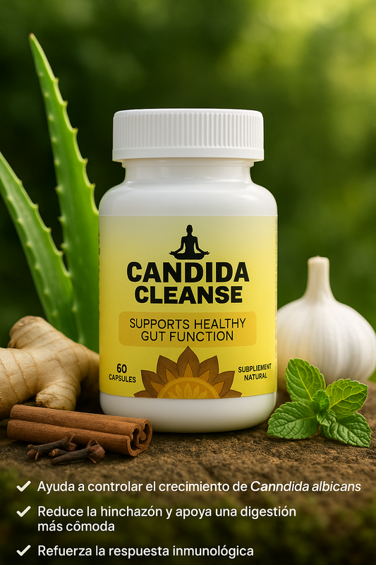 Candida Cleanse – Fórmula Natural Antifúngica y Digestiva 🌿 (60 cápsulas)