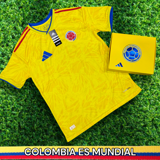Camiseta Oficial Colombia 2026 🇨🇴⚽🦋 — Edición Mundialista