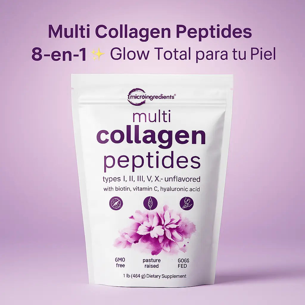 Multicolágeno 8-en-1 🌸 Piel Radiante, Cabello Fuerte