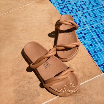 ✨Sandalias Arenna dos tiras Cruzadas✨