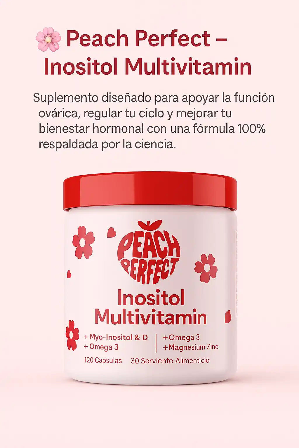 🌸 Peach Perfect – Equilibra tu ciclo y tu bienestar hormonal