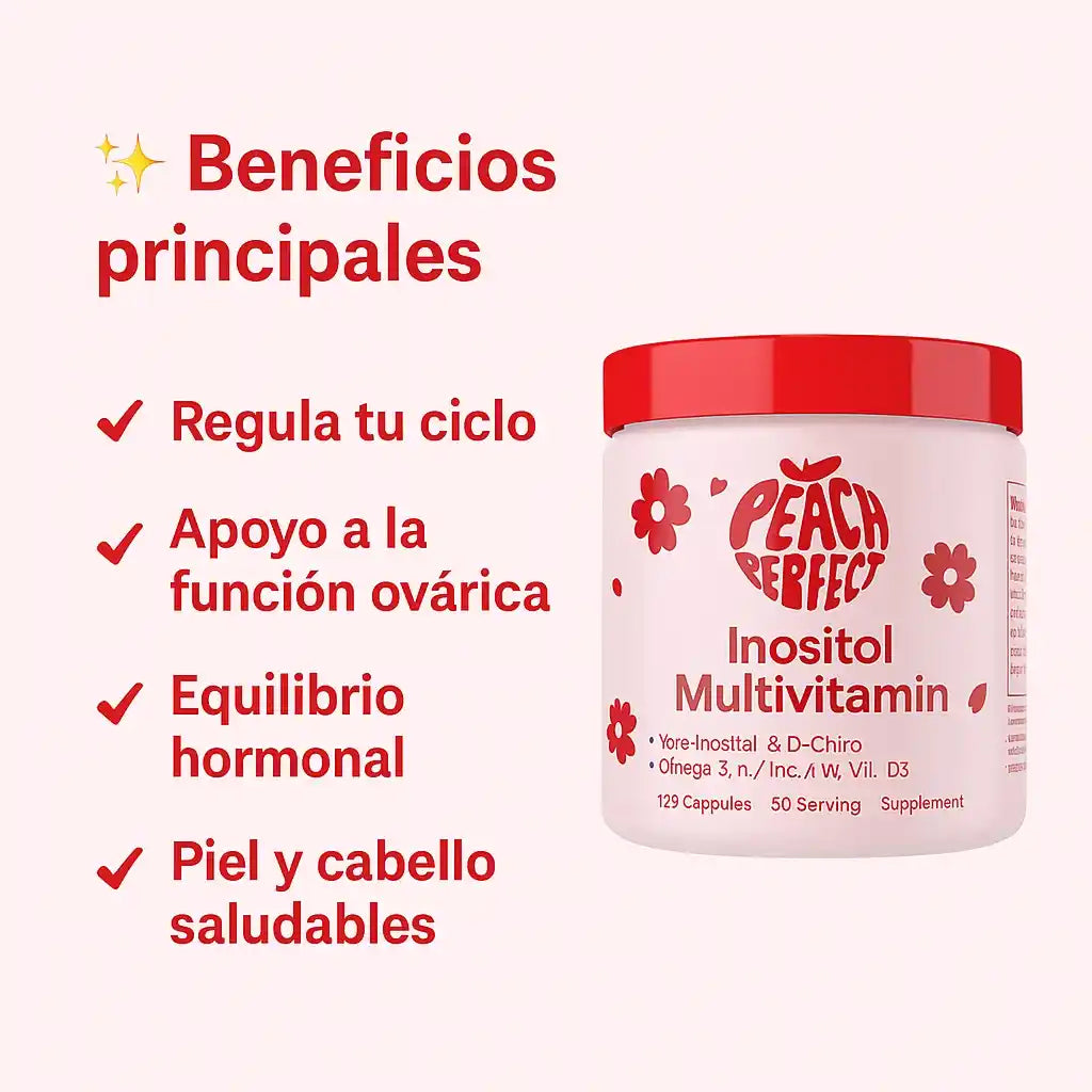 🌸 Peach Perfect – Equilibra tu ciclo y tu bienestar hormonal