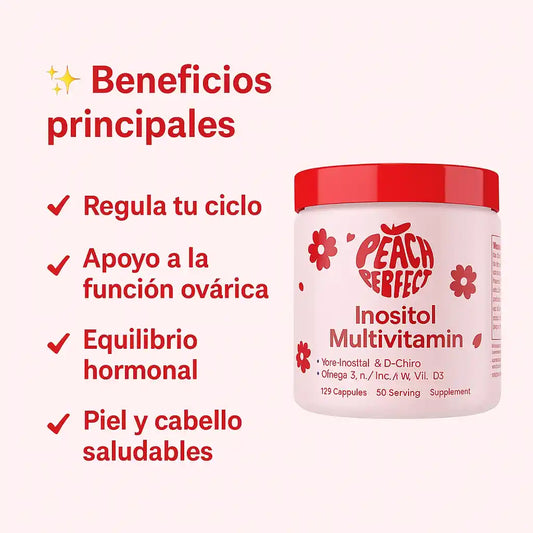 🌸 Peach Perfect – Equilibra tu ciclo y tu bienestar hormonal