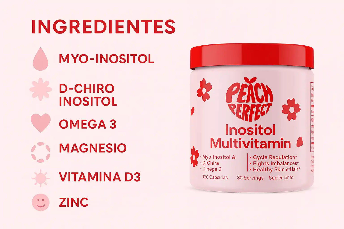 🌸 Peach Perfect – Equilibra tu ciclo y tu bienestar hormonal
