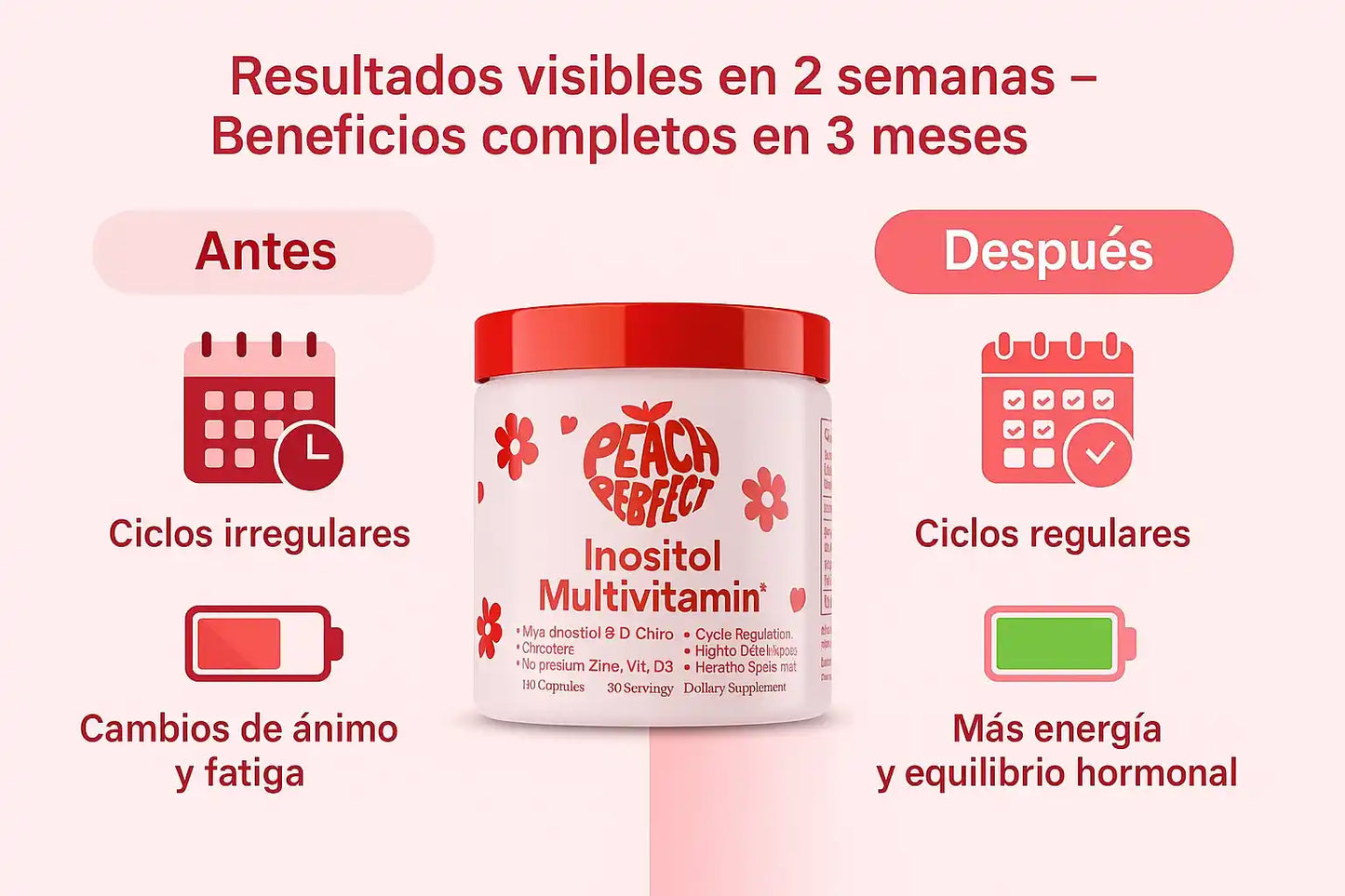 🌸 Peach Perfect – Equilibra tu ciclo y tu bienestar hormonal