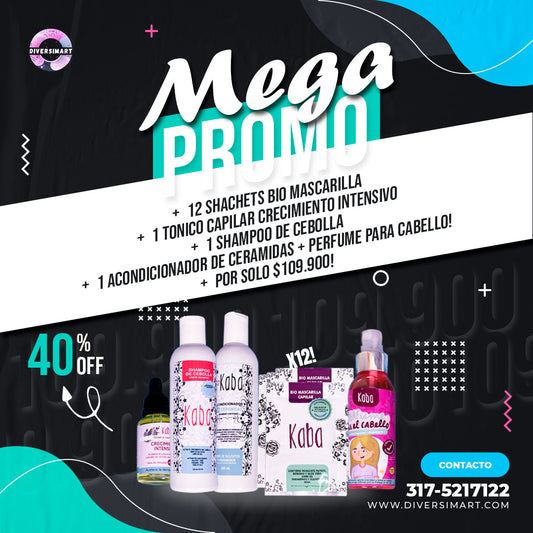 ✨Combo Capilar Kaba - 5 Productos por $109.900 ✨ ¡Envío Gratis y Pago Contraentrega!