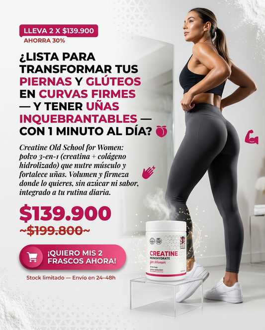 💪 Creatina para Mujeres | Glúteos, Energía y Tonificación ✨