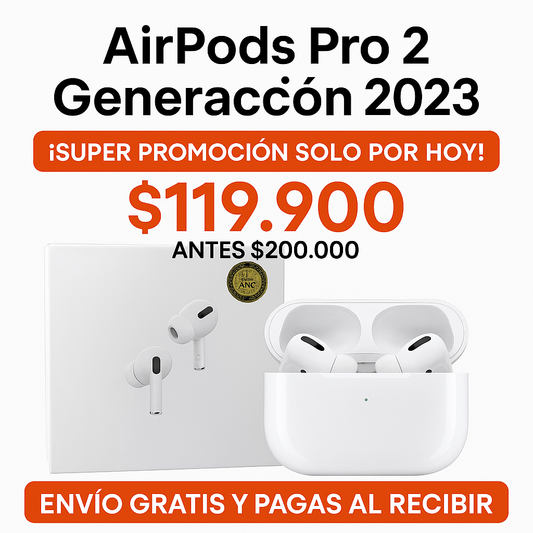🎧✨ AirPods Pro 2.ª Generación 2023 – Calidad AAA 1:1